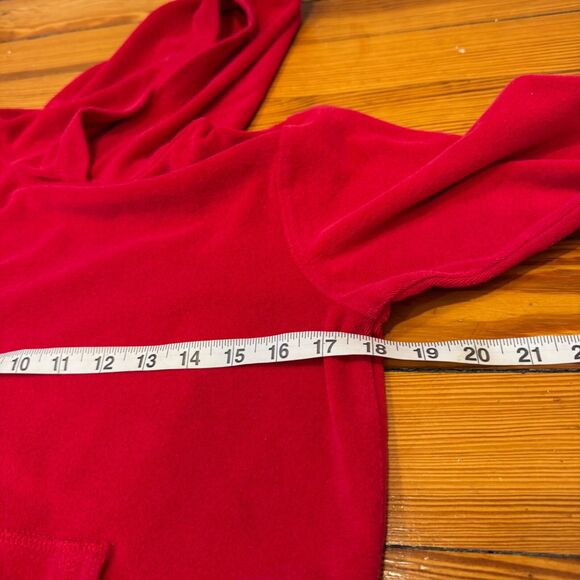 Hanna Andersson Red French Terry Pullover Hoodie Kids 10 Casual Warm Cozy Soft - Picture 6 of 9